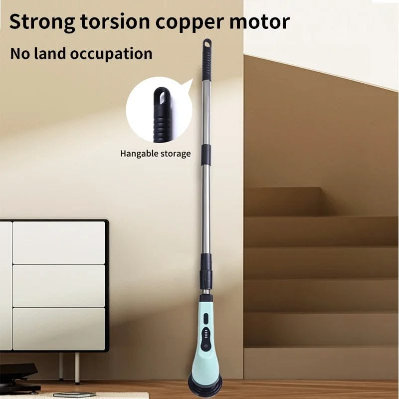 9 in 1 electric spin scrubber