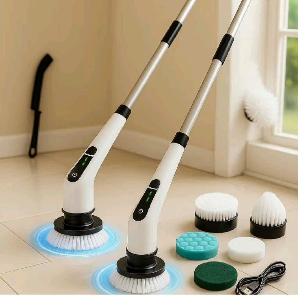 9 in 1 electric spin scrubber