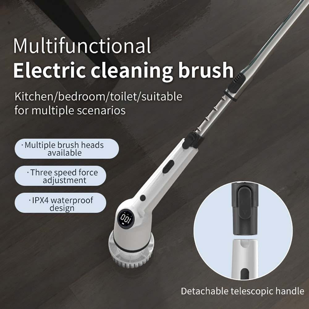 9 in 1 electric spin scrubber