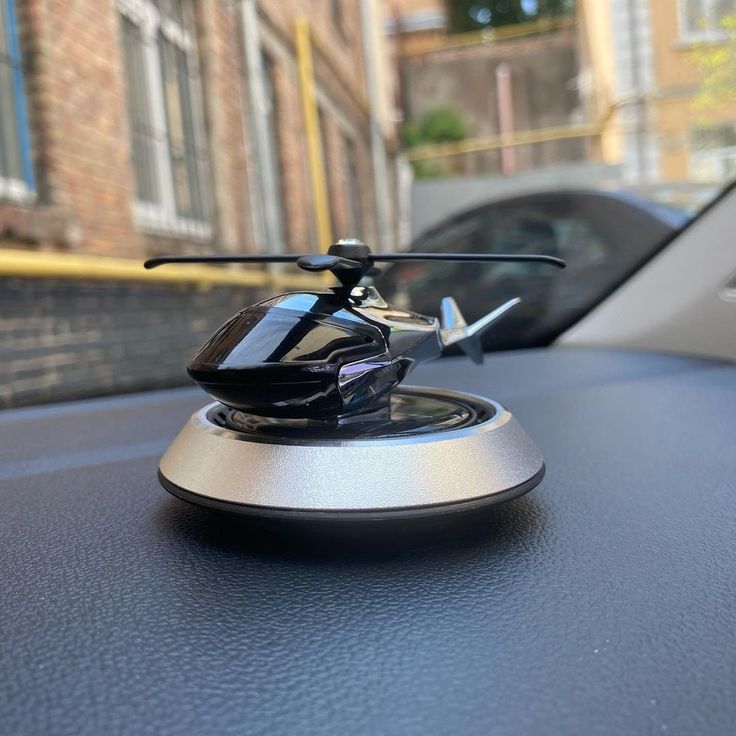 Solar Helicopter Design Car Perfume & Air Freshener