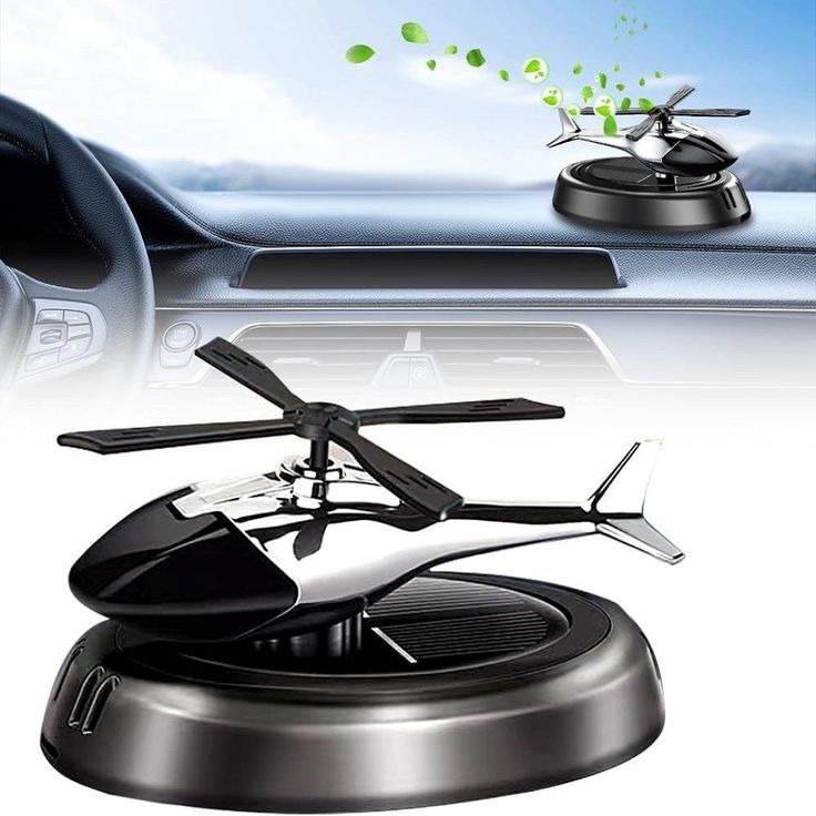 Solar Helicopter Design Car Perfume & Air Freshener