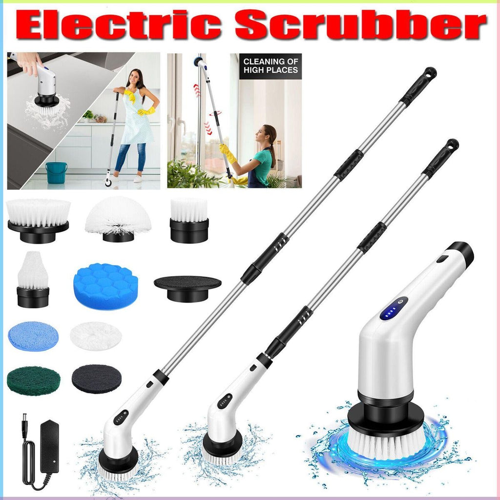 9 in 1 electric spin scrubber
