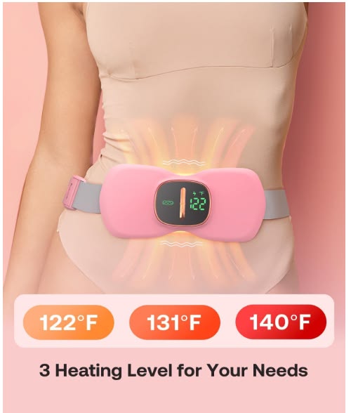 Menstrual Heating Device, Rechargeable Period Pain Relief Machine